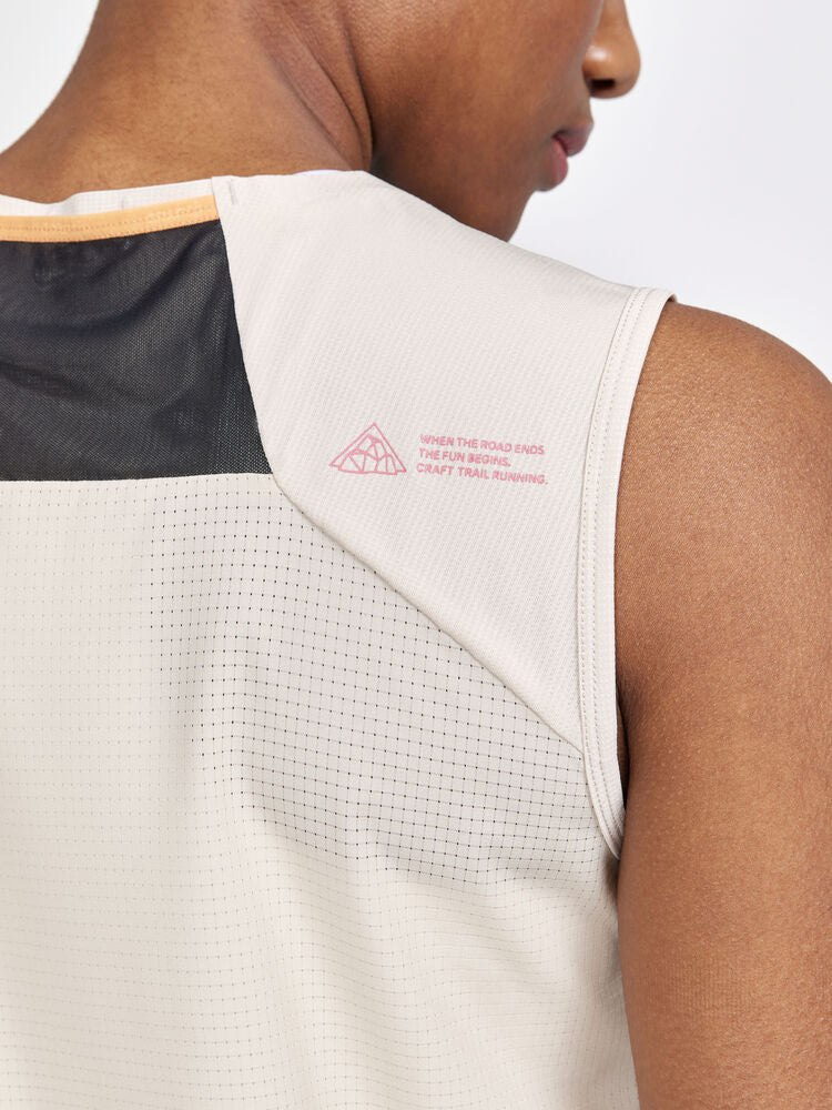 PRO Trail Singlet W von Craft – Ecru