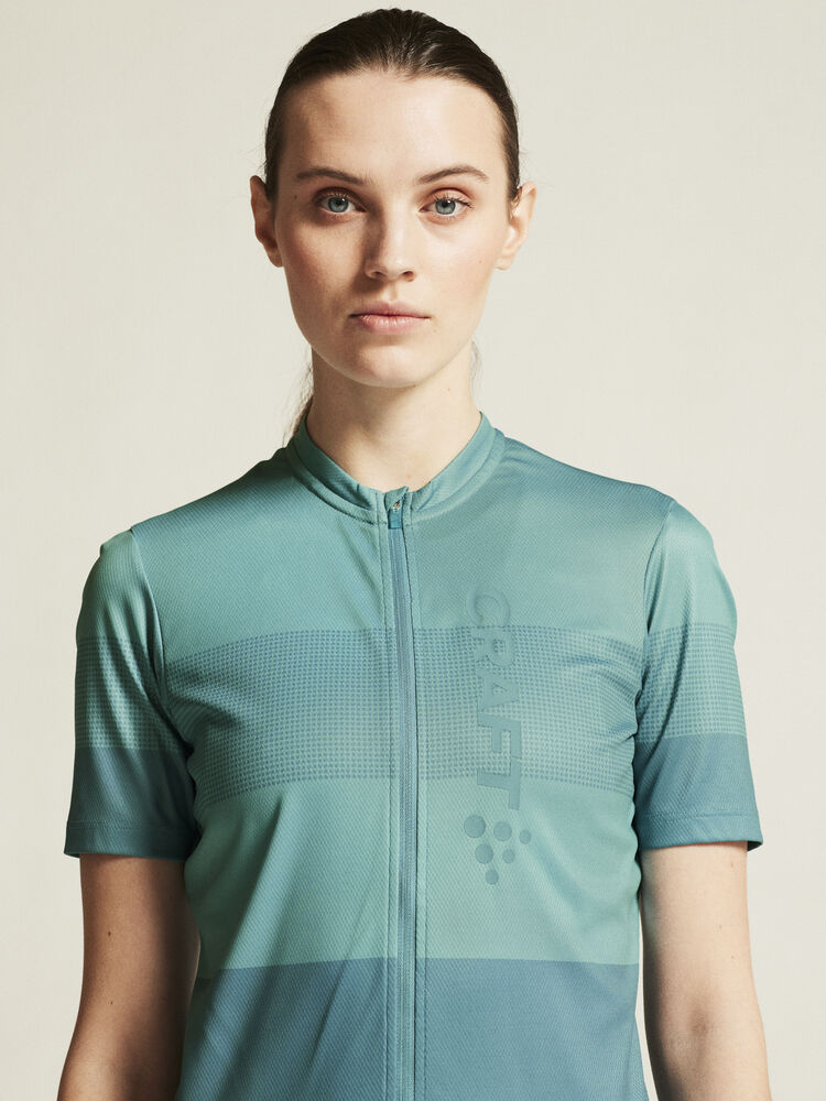 Core Endur Logo Jersey W von Craft – Ecru/Slate