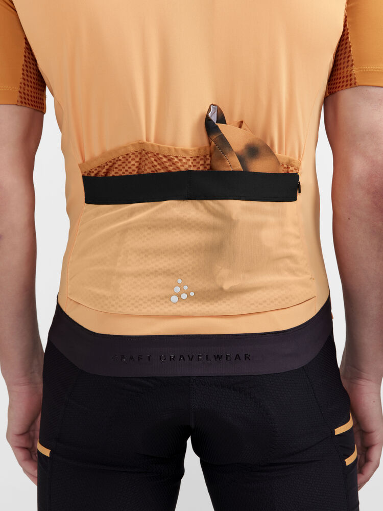 Pro Gravel Ss Jersey M von Craft – Peach/Desert