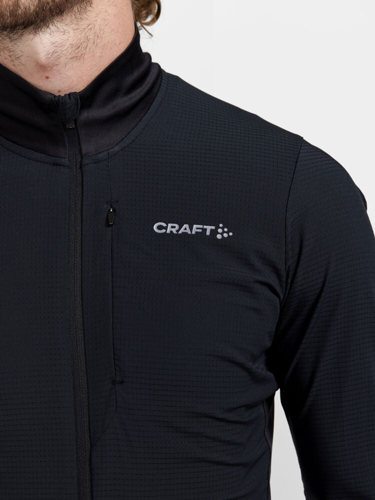 PRO Gravel LS Wind Jersey M von Craft – Black