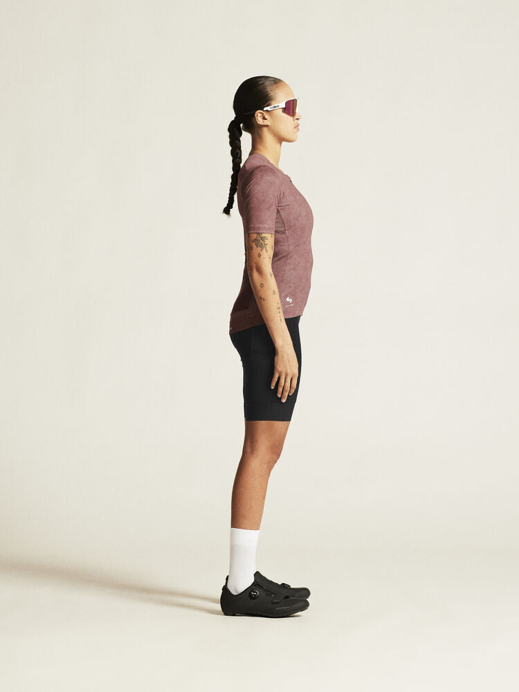Pro Gravel Ss Jersey W von Craft – Rose Brown/Multi