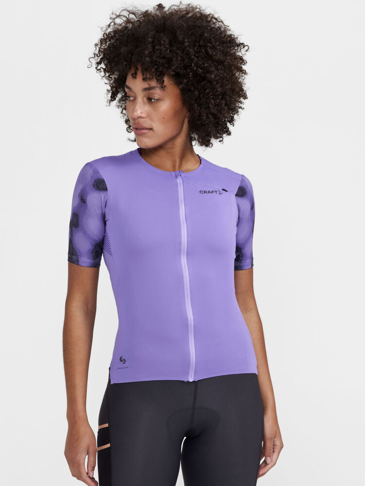 Pro Gravel Ss Jersey W von Craft – Rose Brown/Multi