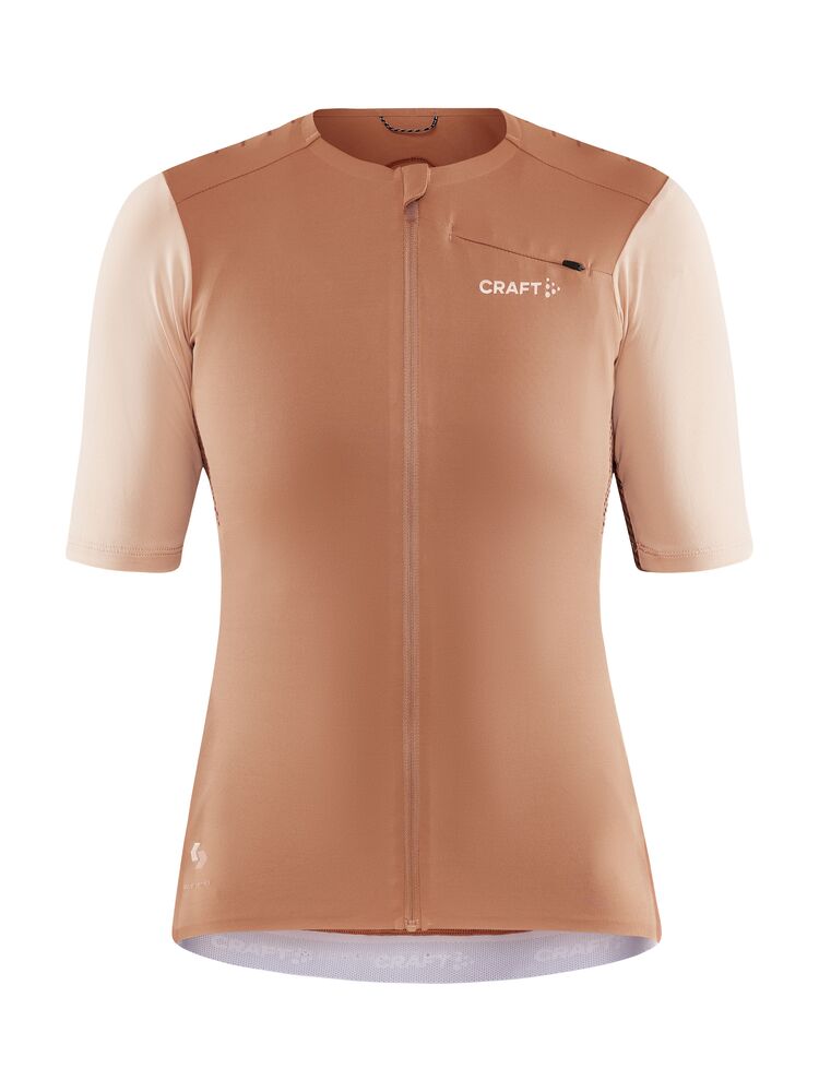 Pro Gravel Ss Jersey W von Craft – Rose Brown/Multi