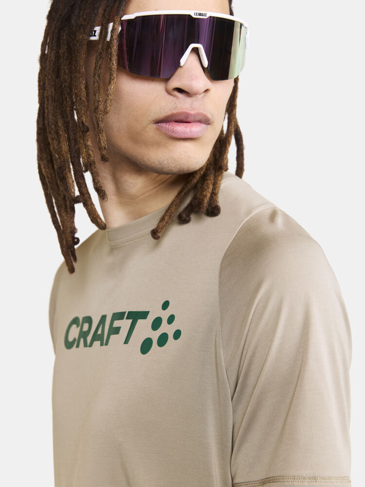 Collective Bi-Blend Ss Tee M von Craft – Clay