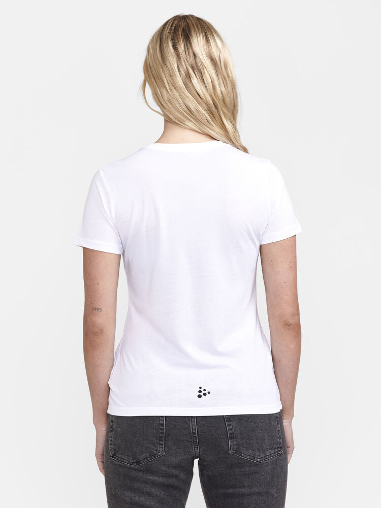 Community Logo SS Tee W von Craft – Club Cobolt/Melange