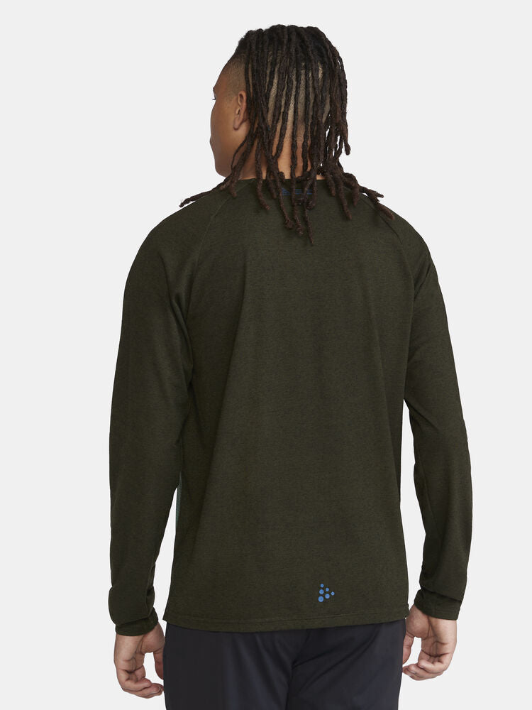 ADV Trail Wool Wind LS Tee M von Craft – Juniper/Melange