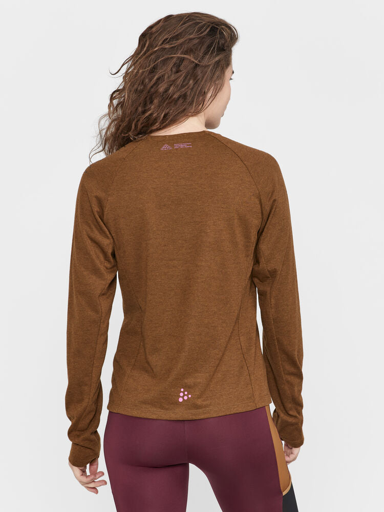 ADV Trail Wool Wind LS Tee W von Craft – Roots/Melange