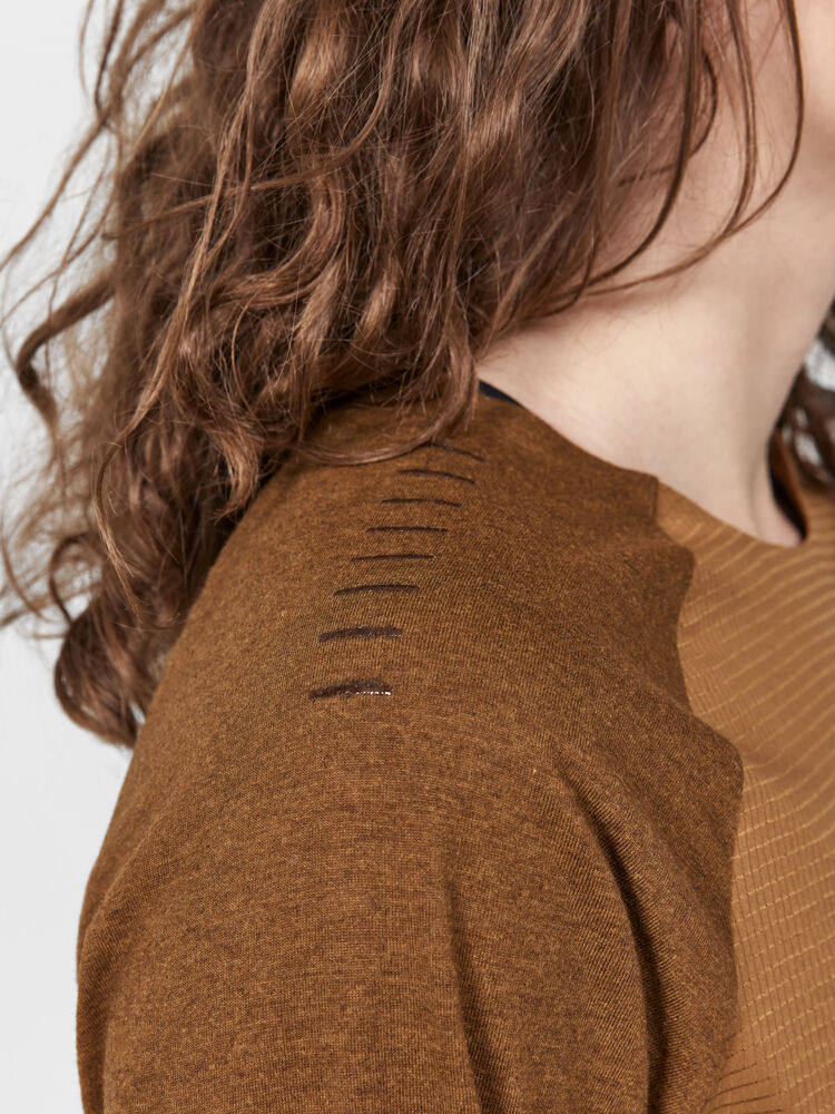 ADV Trail Wool Wind LS Tee W von Craft – Roots/Melange