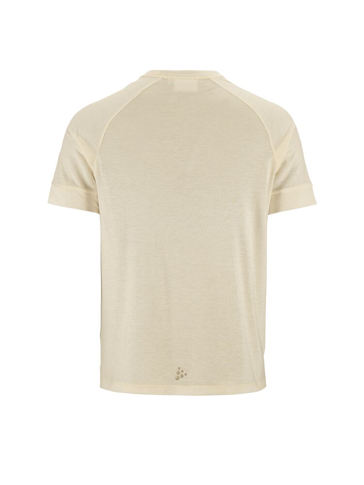 Adv Trail Wool Ss Tee M von Craft – Tofu Melange