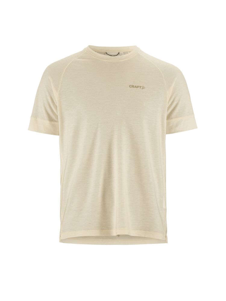 Adv Trail Wool Ss Tee M von Craft – Tofu Melange
