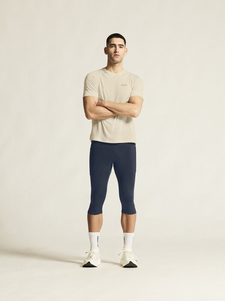 Adv Trail Wool Ss Tee M von Craft – Tofu Melange