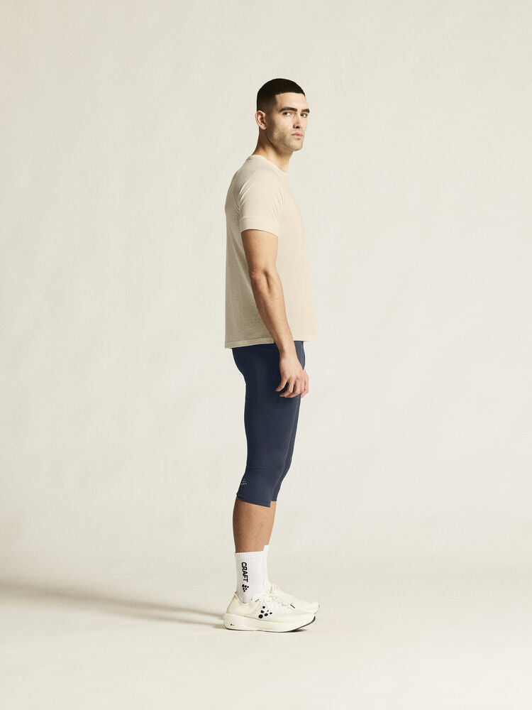 Adv Trail Wool Ss Tee M von Craft – Tofu Melange