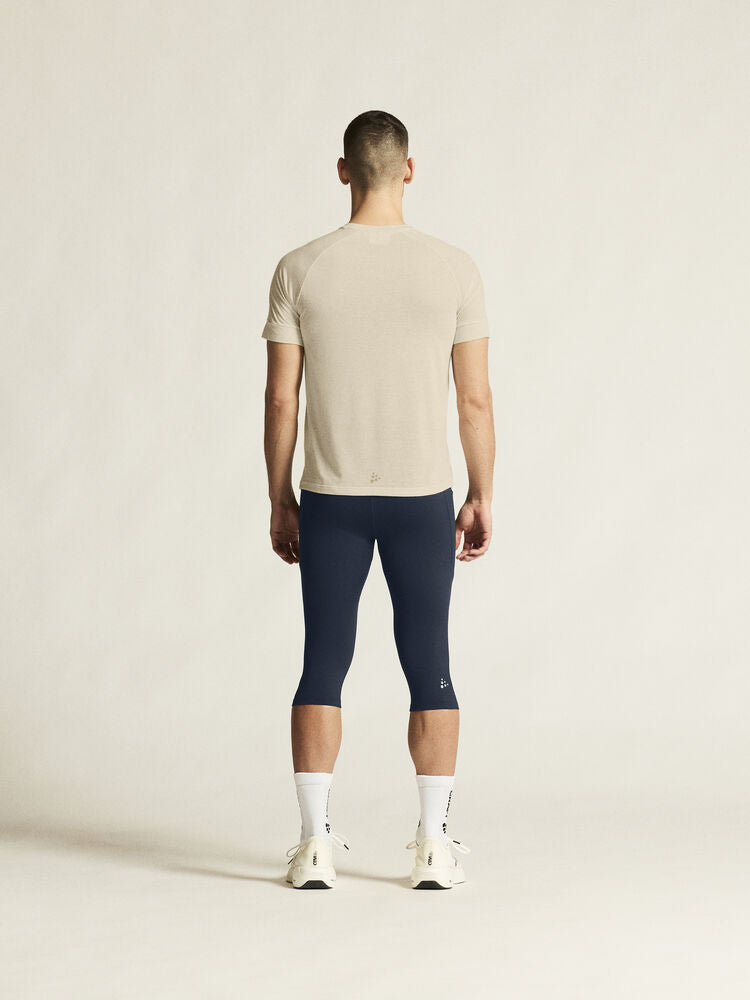 Adv Trail Wool Ss Tee M von Craft – Tofu Melange