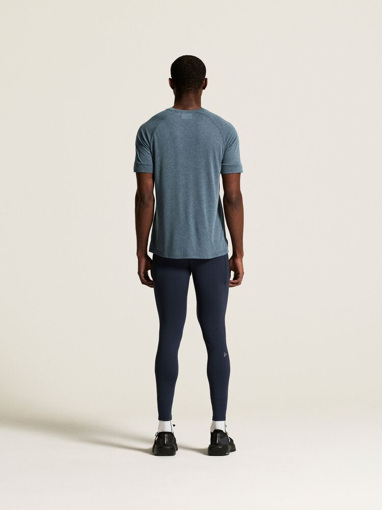 Adv Trail Wool Ss Tee M von Craft – Tofu Melange