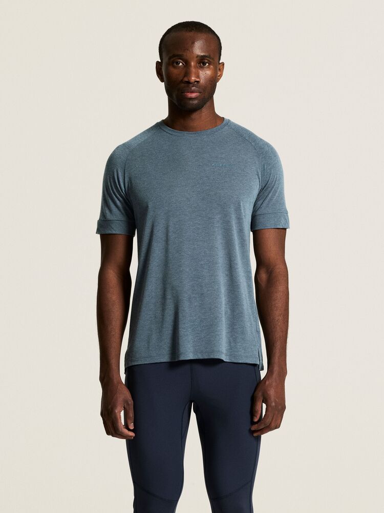 Adv Trail Wool Ss Tee M von Craft – Tofu Melange