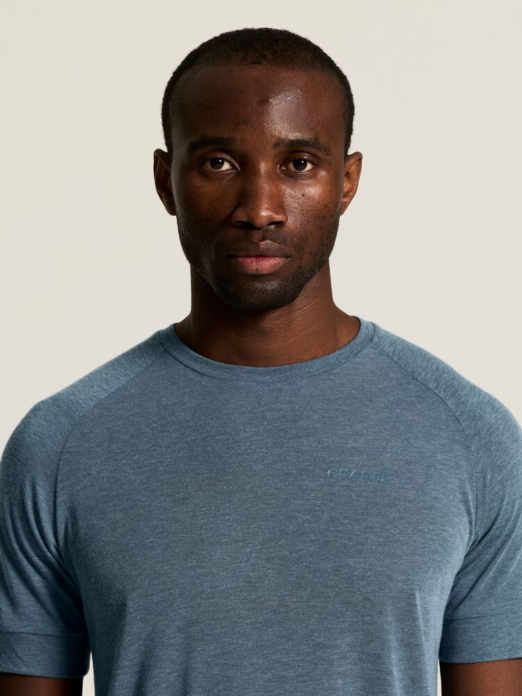 Adv Trail Wool Ss Tee M von Craft – Tofu Melange