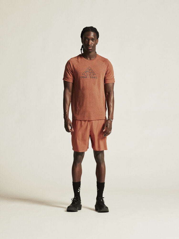 Adv Trail Wool Ss Tee M von Craft – Tofu Melange