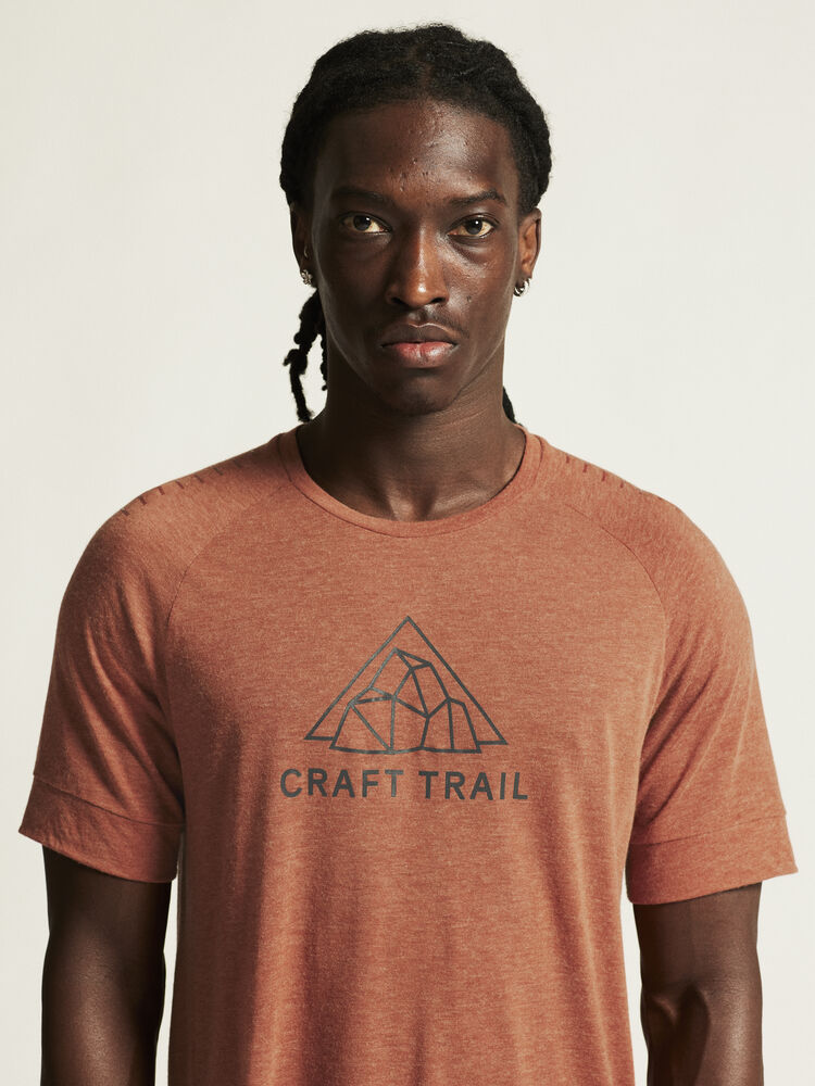 Adv Trail Wool Ss Tee M von Craft – Tofu Melange