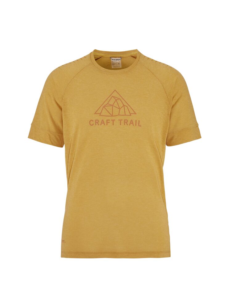 Adv Trail Wool Ss Tee M von Craft – Tofu Melange