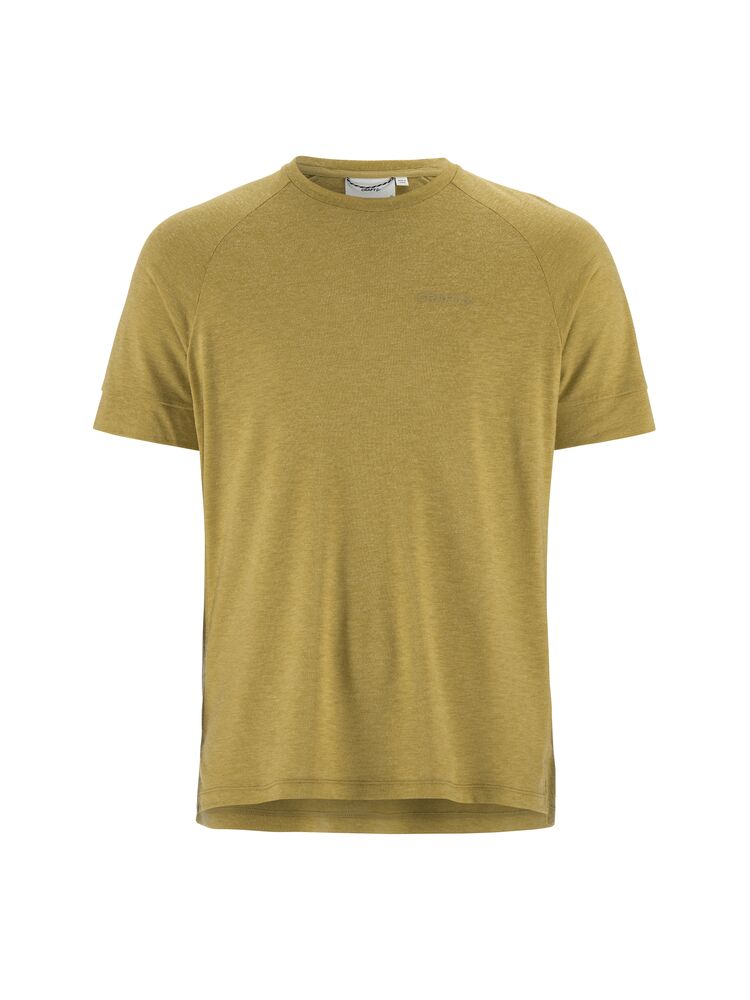 Adv Trail Wool Ss Tee M von Craft – Tofu Melange