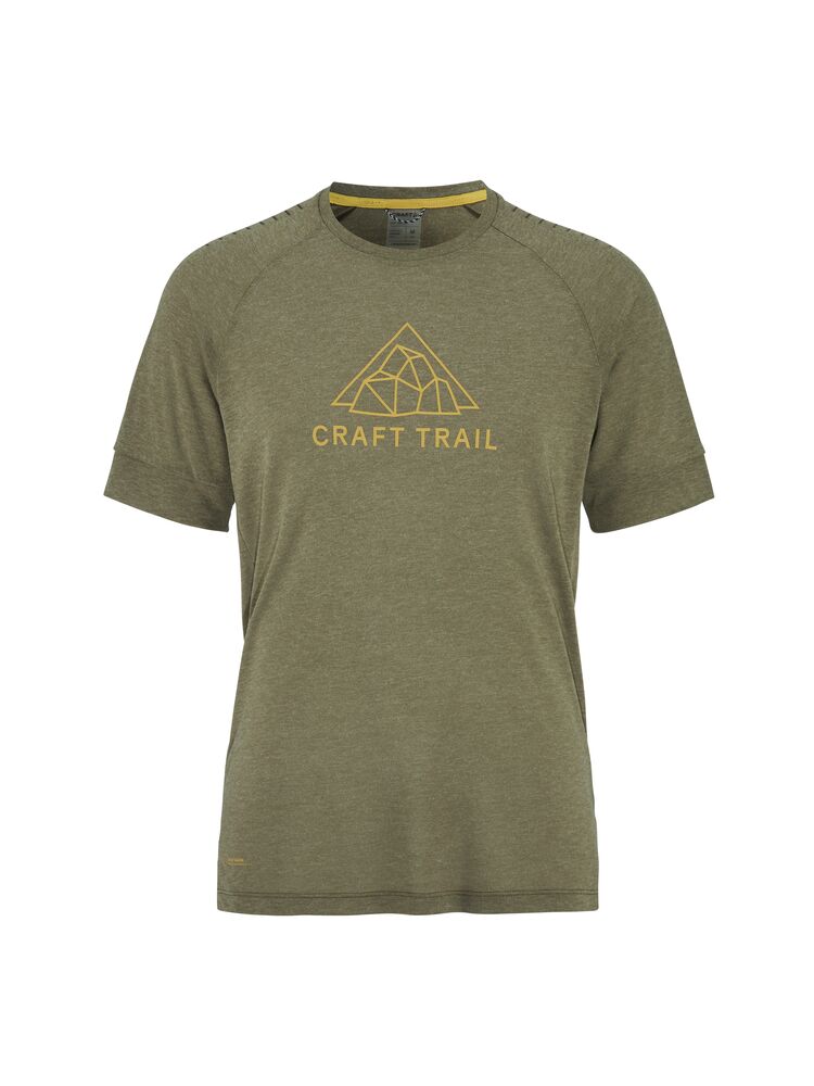 Adv Trail Wool Ss Tee M von Craft – Tofu Melange