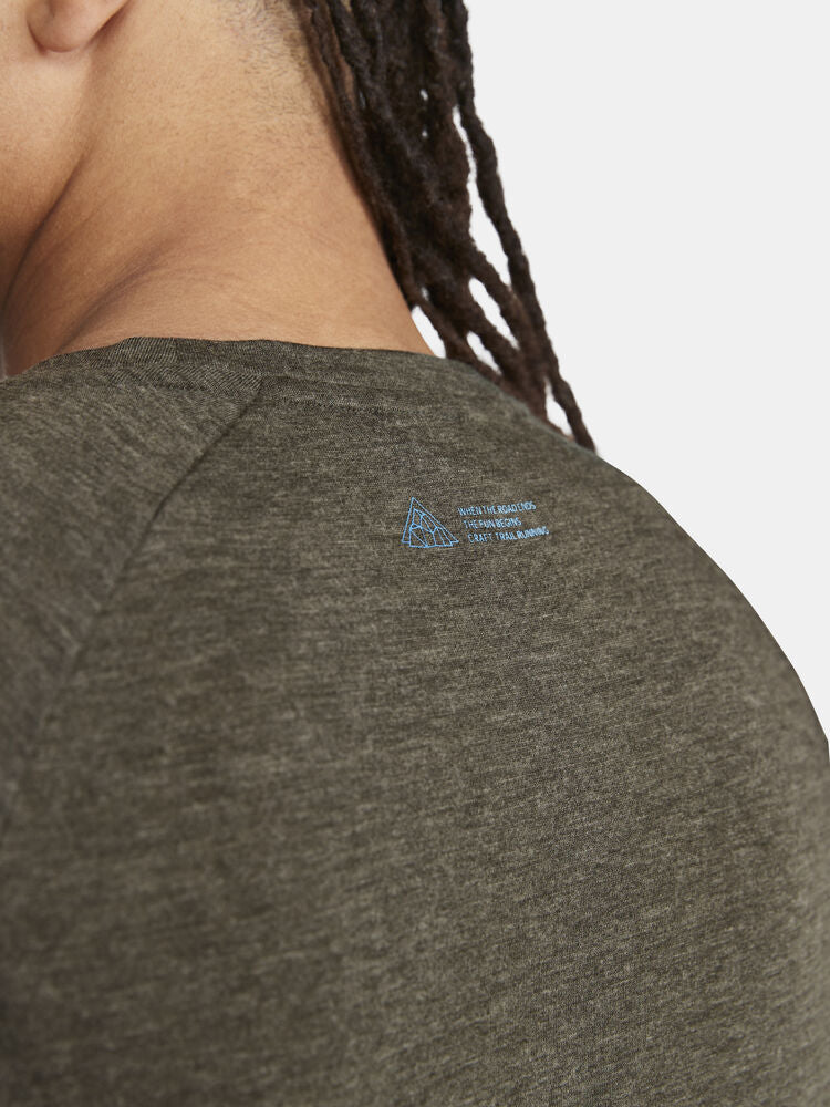 Adv Trail Wool Ss Tee M von Craft – Tofu Melange