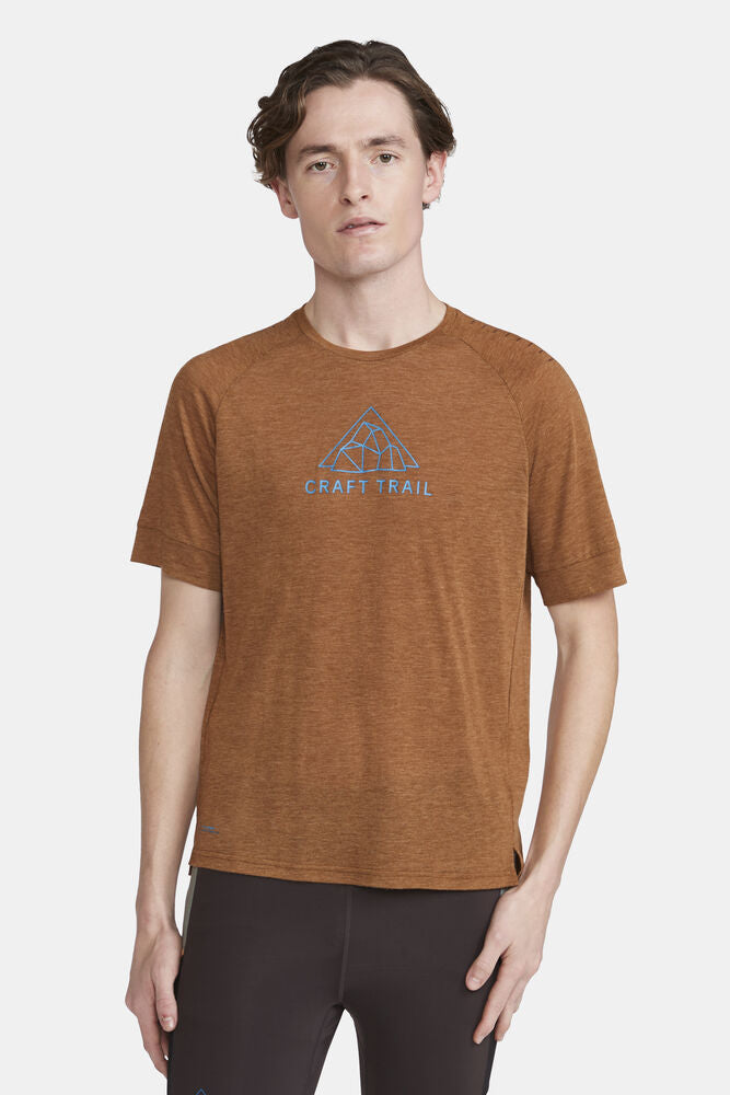 Adv Trail Wool Ss Tee M von Craft – Tofu Melange