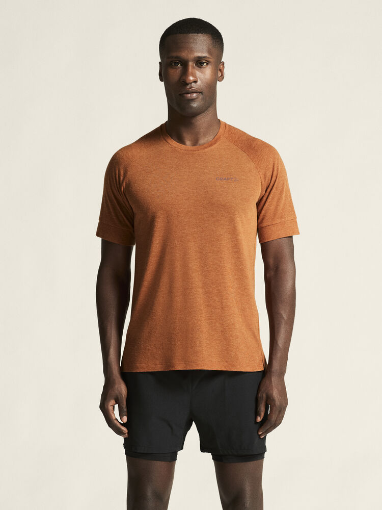 Adv Trail Wool Ss Tee M von Craft – Tofu Melange