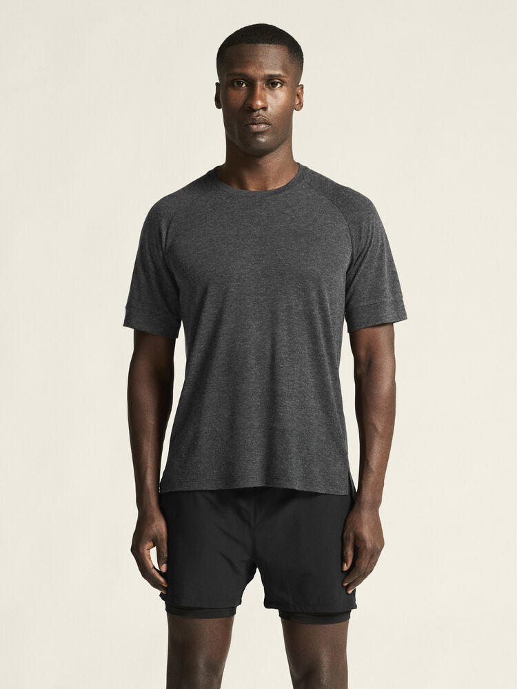 Adv Trail Wool Ss Tee M von Craft – Tofu Melange