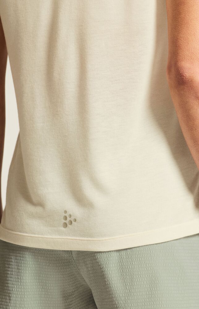 Adv Trail Wool Ss Tee W von Craft – Tofu Melange