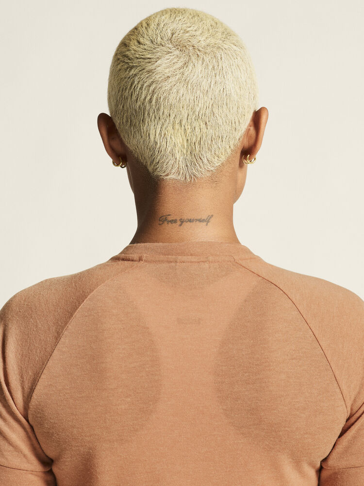 Adv Trail Wool Ss Tee W von Craft – Tofu Melange