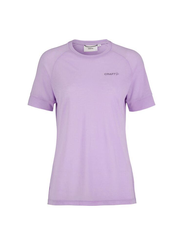 Adv Trail Wool Ss Tee W von Craft – Tofu Melange
