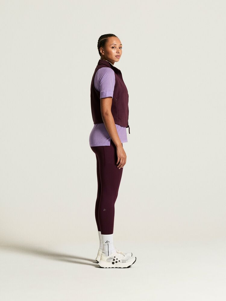 Adv Trail Wool Ss Tee W von Craft – Tofu Melange