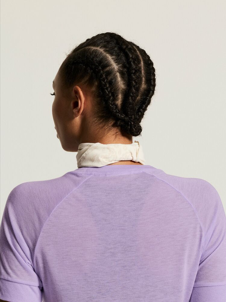 Adv Trail Wool Ss Tee W von Craft – Tofu Melange