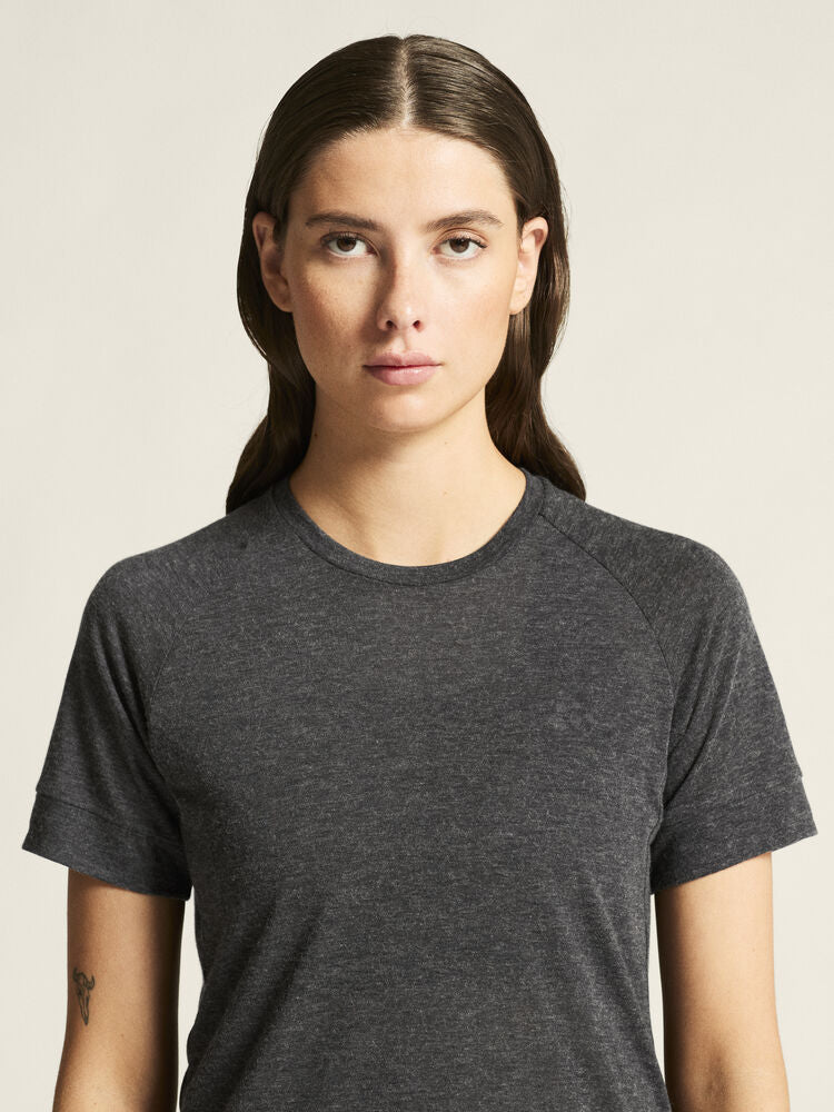 Adv Trail Wool Ss Tee W von Craft – Tofu Melange