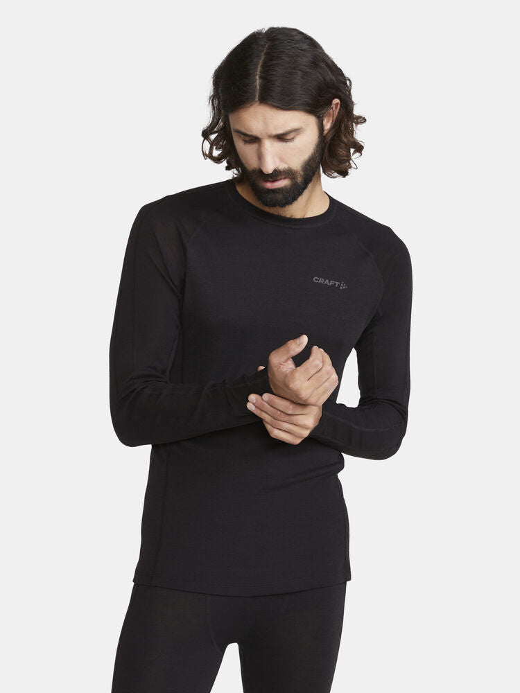 ADV Wool Merino RN LS M - warmer Unterzieher - Langarmshirt - Merinopullover
