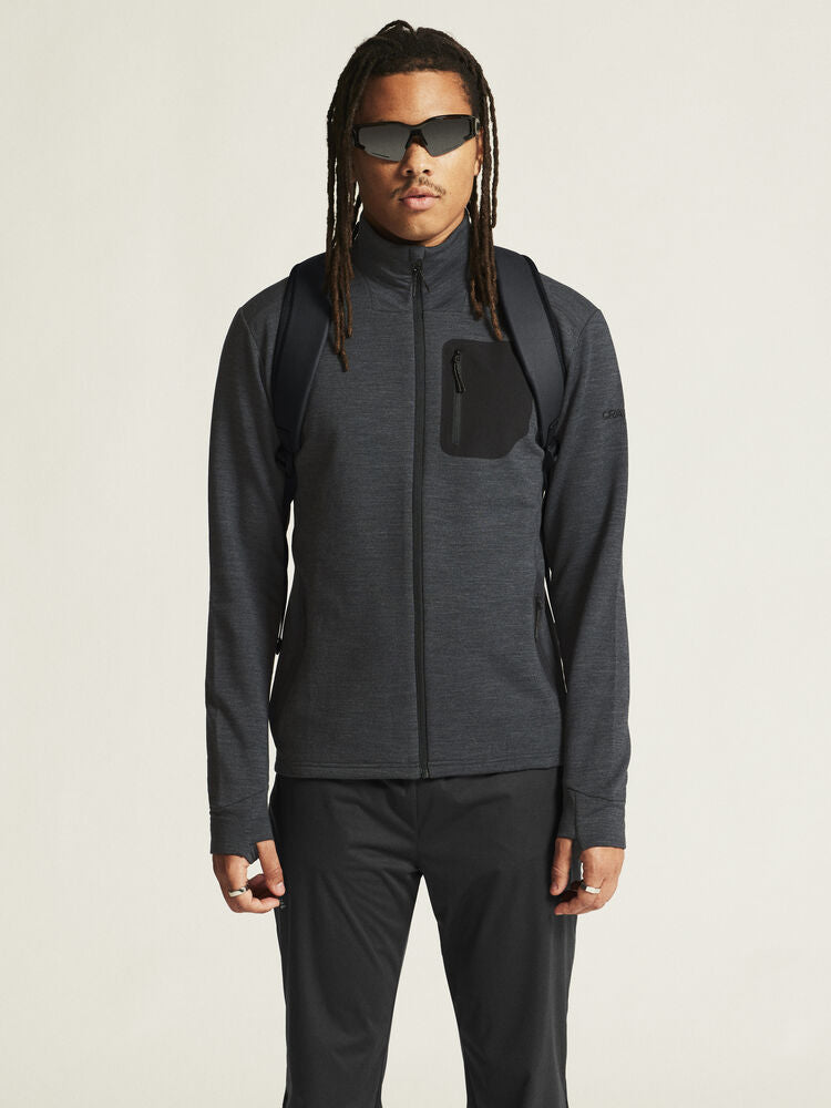 PRO Explore Wool Midlayer M von Craft – Flow-Melange