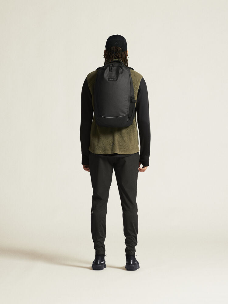 Adv Explore Pile Fleece Vest M von Craft – Ecru/Black