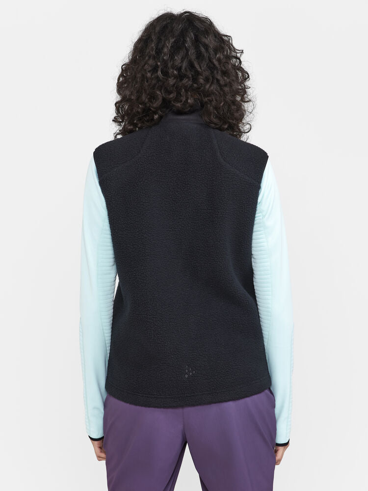 Adv Explore Pile Fleece Vest W von Craft – Ecru/Black