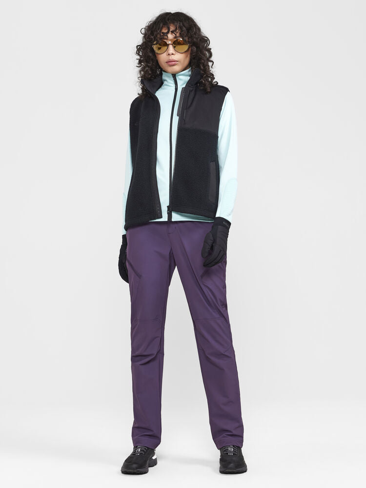Adv Explore Pile Fleece Vest W von Craft – Ecru/Black
