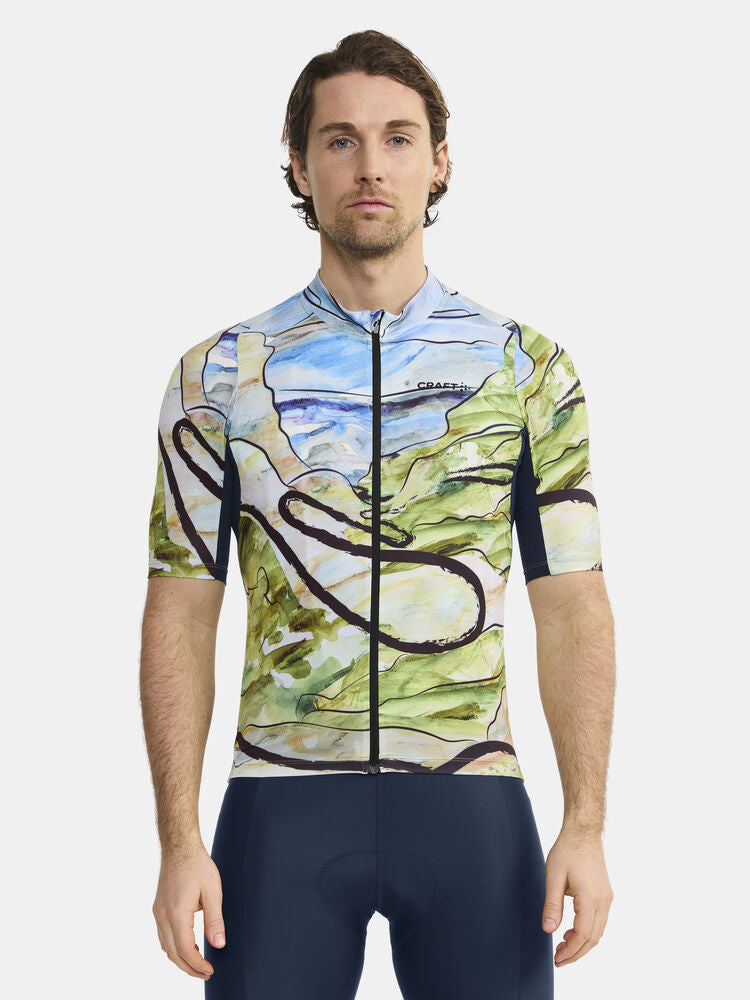 Adv Endur Graphic Jersey M von Craft – Blaze/Free