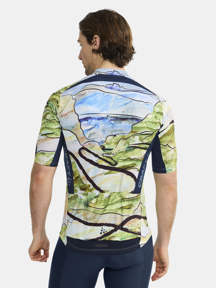 Adv Endur Graphic Jersey M von Craft – Blaze/Free