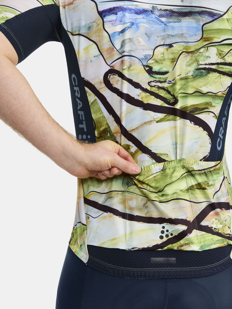 Adv Endur Graphic Jersey M von Craft – Blaze/Free