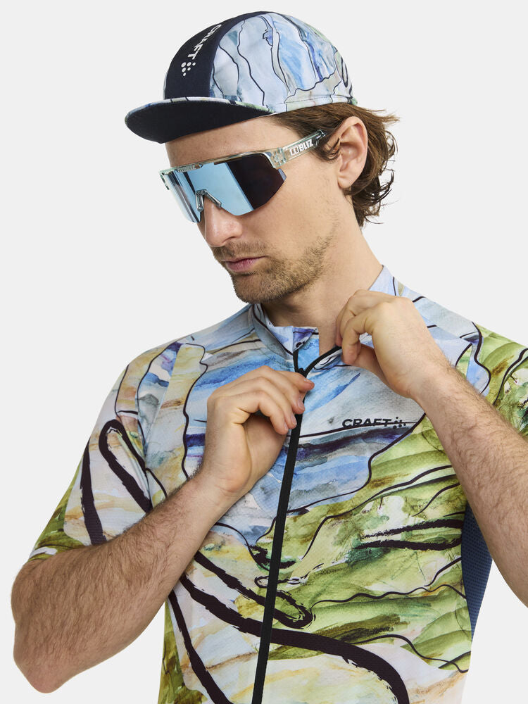 Adv Endur Graphic Jersey M von Craft – Blaze/Free