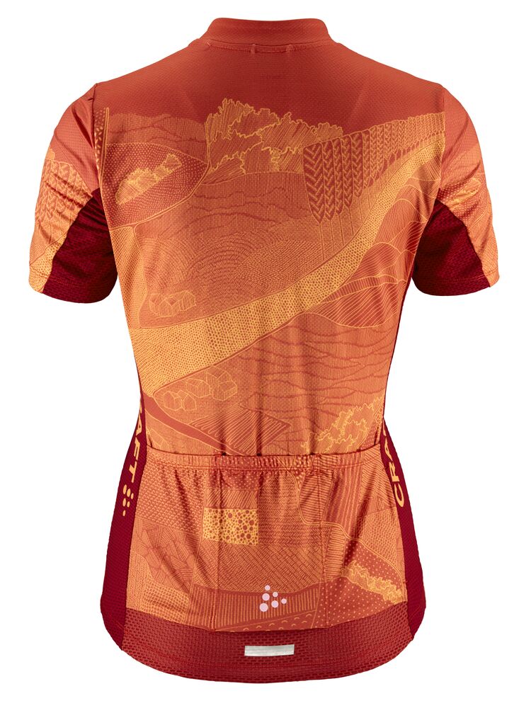 Adv Endur Graphic Jersey W von Craft – Blaze/Free