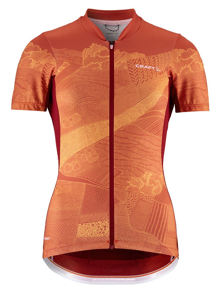 Adv Endur Graphic Jersey W von Craft – Blaze/Free