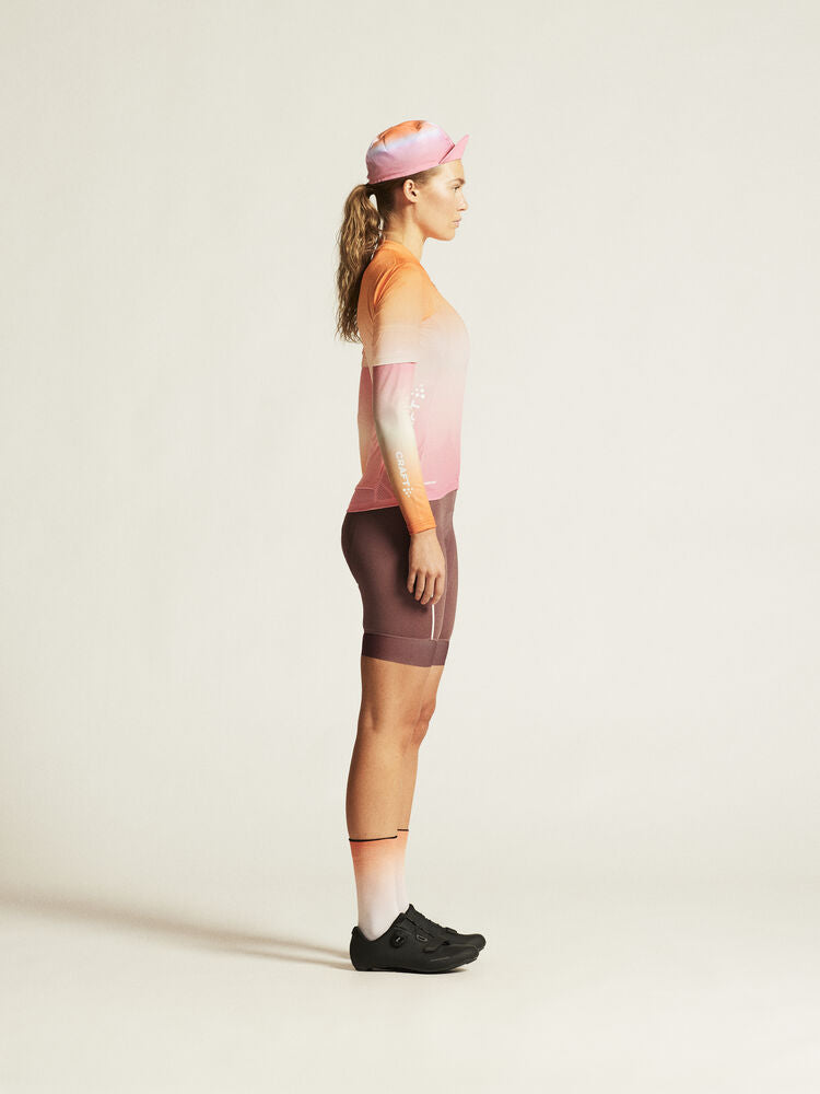Adv Endur Graphic Jersey W von Craft – Blaze/Free