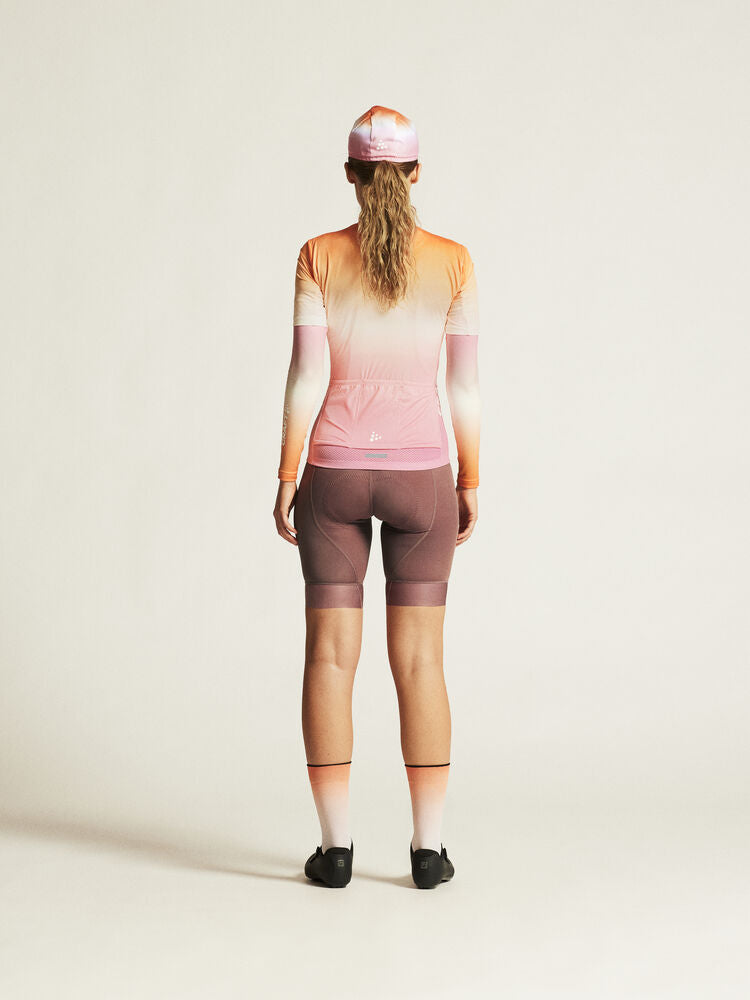 Adv Endur Graphic Jersey W von Craft – Blaze/Free