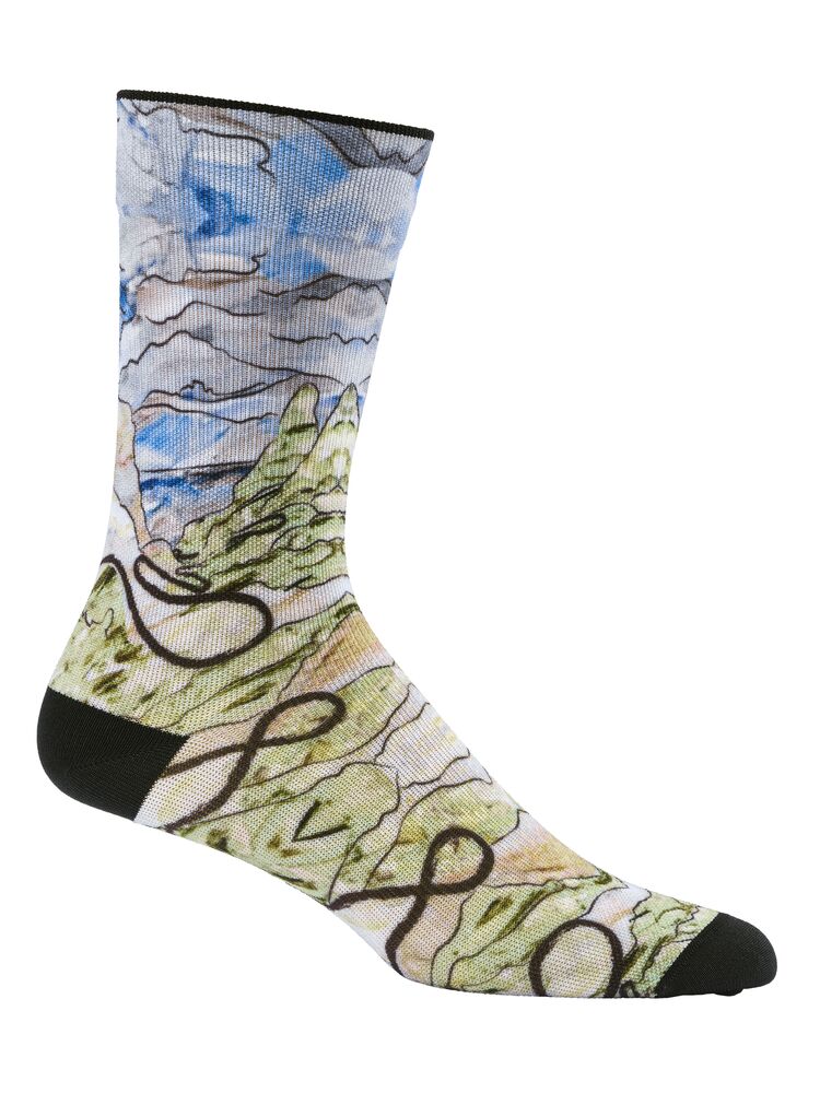 Adv Endur Graphic Sock von Craft – Plaster/Green
