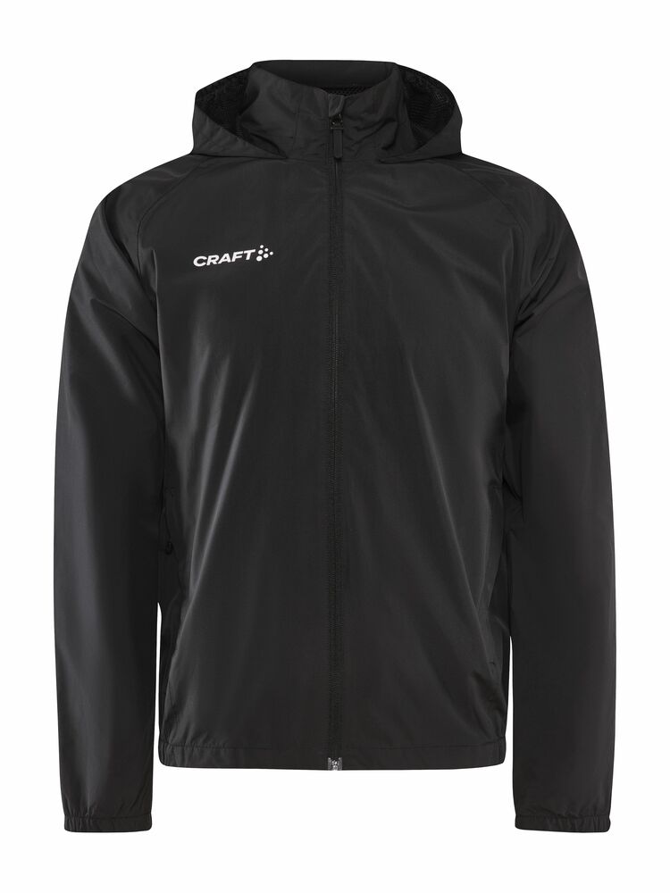 Evolve Rain Jacket Jr von Craft – Black